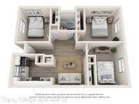 $1,525 / Month Apartment For Rent: 100-220 East University Blvd - Topaz Village Ap...