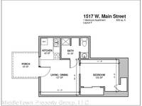 $525 / Month Apartment For Rent: 1517 W. Main St. Apt. 6 - MiddleTown Property G...