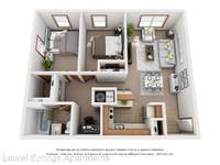 $995 / Month Apartment For Rent: 4855 Springview Dr. #105 - Laurel Springs Apart...