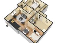 $919 / Month Apartment For Rent: 7444 E 48th St Unit #05-105 - Wimbledon Place |...