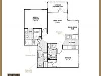 $1,320 / Month Apartment For Rent: 5447-C Village Winds Dr. - Pebble Brook Village...