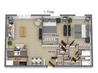 $735 / Month Apartment For Rent: 1939 College Street - University Manor Apartmen...