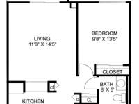 $1 / Month Apartment For Rent: 1 Bedroom - Hazelcrest Place Apartments & T...