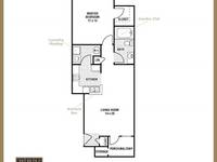 $1,150 / Month Apartment For Rent: 5519-C Village Winds Dr. - Pebble Brook Village...