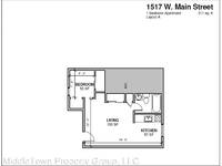 $450 / Month Apartment For Rent: 1517 W. Main St. Apt. 1 - MiddleTown Property G...