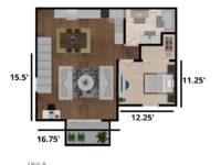 $1,195 / Month Apartment For Rent: 724 W Mill St J - Mill Street Estates | ID: 951...