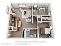 $1,020 / Month Apartment For Rent: 4600 Springview Dr. #106 - Laurel Springs Apart...