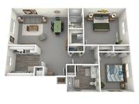 $990 / Month Apartment For Rent: 2711 Allen Road, Unit J13 - Topaz Grove Apartme...