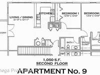 $2,250 / Month Apartment For Rent: 302 N. Washington St. - Unit 9 - Omega Properti...
