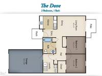 $723 / Month Apartment For Rent: The Dove - Lake Towne Senior | ID: 9222829