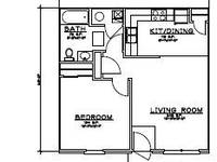 $571 / Month Apartment For Rent: Edward's Crossing I One Bedroom - Edwards Cross...