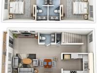 $1,250 / Month Apartment For Rent: 2311 Wade Hampton Blvd. - B02 - Bolt Property M...