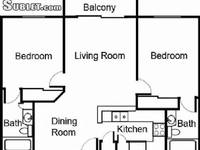 $2,576 / Month Apartment For Rent