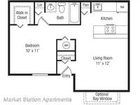 $899 / Month Apartment For Rent: 5515 West Market Street - Market Station Apartm...