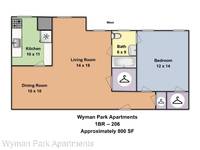 $1,500 / Month Apartment For Rent: 3925 Beech Ave 306 - Wyman Park Apartments | ID...