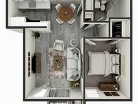 $699 / Month Apartment For Rent: 5724 E 71st Pl 106 - Tulsa Mazel Member LLC DBA...