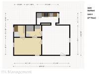 $1,199 / Month Apartment For Rent: 1023 Hartford St - Unit 4 - BK Management | ID:...