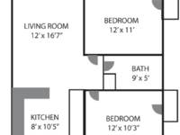 $865 / Month Apartment For Rent: 10561 Cypress Ave - 49B - Rock Ridge Ranch Apar...