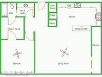 $2,350 / Month Apartment For Rent: 2212 N. Cahuenga Blvd. 103 - Villa Tatarita | I...