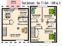 $1,400 / Month Apartment For Rent: Three Bedroom - Lancaster Heights Apartments | ...