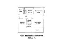 $1,125 / Month Apartment For Rent: One Bedroom With W/d - Riverland Woods Apartmen...