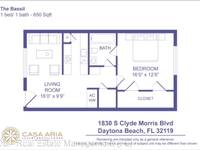 $1,395 / Month Apartment For Rent: 1830 S Clyde Morris Blvd 44 - DLP Real Estate M...