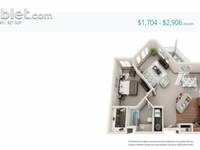 $1,642 / Month Apartment For Rent