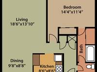 $1,150 / Month Apartment For Rent: 6701 Dorchester Rd Unit 222 - Donaree Village |...
