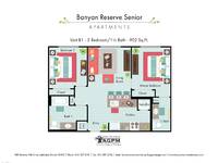 $936 / Month Apartment For Rent: 2x1.5 - Banyan Reserve Senior | ID: 8852011