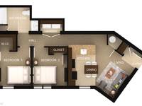 $899 / Month Apartment For Rent: The Crestwood - Morton Estates | ID: 3075984