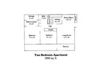 $1,300 / Month Apartment For Rent: Two Bedroom With W/d - Riverland Woods Apartmen...